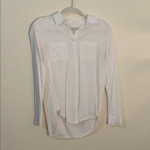 Loft oversized white button up